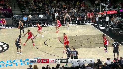 季前赛-曾凡博未登场 小波特13+5 曼恩15分 篮网大胜夏普尔